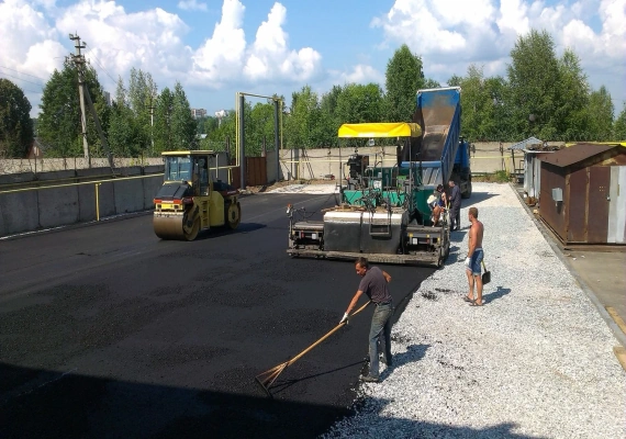 Устройство автодорог в Львовском и Подольском районе